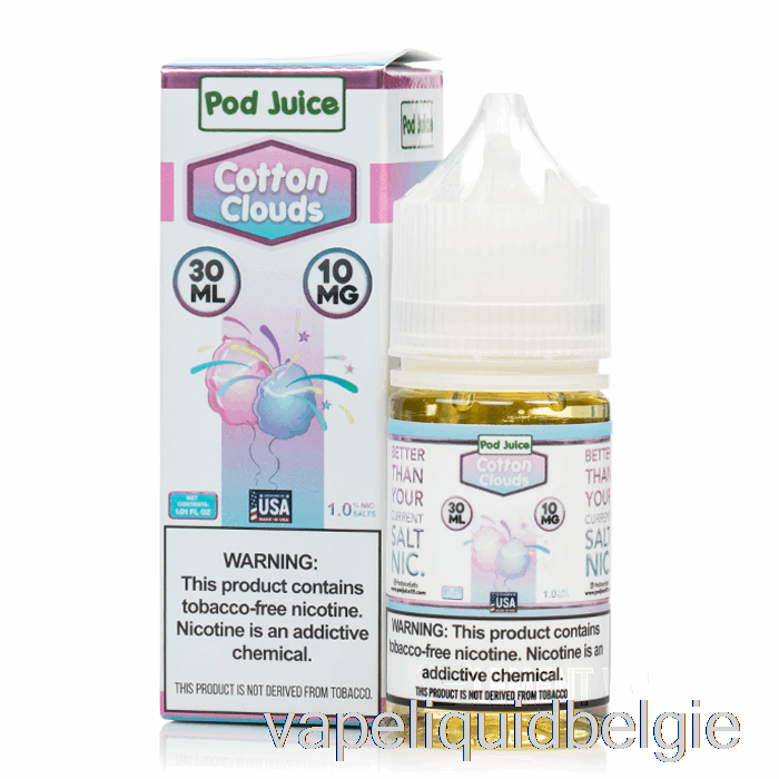 Vape Vloeibare Katoenwolken - Peulensap - 30 Ml 10 Mg